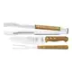 Jogo para Churrasco Tramontina com Lâminas em Aço Inox e Cabos de Madeira Natural 3 Peças 22399075 3 em oferta