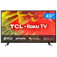 Imagem da promoção Smart TV 43” Full HD LED TCL RS530 60Hz Wi-Fi - 3 HDMI 1 USB