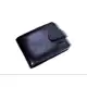 Carteira Masculina em Couro com fecho e porta moedas - Leather Divine em oferta