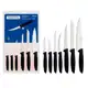 Jogo facas em aco inox 7 pecas plenus preto 23498066 - TRAMONTINA em oferta