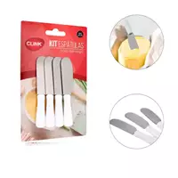 Imagem da promoção Kit Jogo 8 Facas pr Geleias Inox Cozinha Café da Manha - Clink