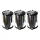 Kit 3 Lixeiras Cor Inox 12 Litros Pedal - NOVA ALIANCA em oferta