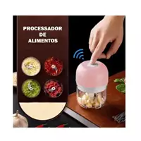 Imagem da promoção Mini Processador Moedor Elétrico Alho Sem Fio Alimentos Usb - cela