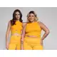 Regata Vista Magalu Cropped Transpassada Canelada em oferta