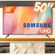 Smart Tv Led Crystal UHD 50" Samsung LH50BEAHVGGXZD em oferta