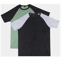 Imagem da promoção Kit Camiseta Básica Raglan Masculina c/ 2 Peças