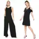 Kit Macacão Pantalona + Vestido Ciganinha Feminino Conforto - Vcut em oferta