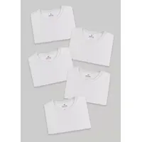 Kit Com 5 Camisetas Femininas Básicas - Hering em oferta na Magazine Luiza