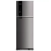 Imagem da promoção Geladeira Brastemp Frost Free Duplex 375 litros cor Inox com Espaço Adapt - BRM45JK