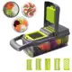Fatiador de Legumes Cortador Inox Frutas Verduras Novo Nicer 11 em 1 Multifuncional - NLQT em oferta