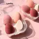 Lovito 4Pçs Esponja de Maquiagem com Formato de Gota Chanfrada para Mulheres LBT01068 em oferta