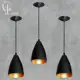 Kit 3 Vegas Pendentes Lustre Estilo Arandela Modelo Bala preto/cobre Envio imediato Casa e Decoração em oferta