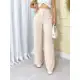 Calça Feminina Alfaiataria Pantalona em oferta