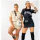 Vestido Blusão Camisão Curto Feminino LOS ANGELES Verão Inverno Moda em oferta