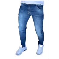 Imagem da promoção calça jeans masculina sarja e masculino slim skinny top com lycra sarja e jeans premium lançamento -