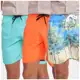 Kit Short Praia Curto Wall Liso + Estampado Masculino 3 Peças em oferta