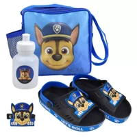 Imagem da promoção Kit Sandália Infantil Com Mochila Quadrada E Garrafinha Patrulha Canina Nexa