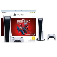 Imagem da promoção PlayStation 5 Standard Edition Branco + Marvels Spider Man 2 + Controle Sem Fio Dualsense Branco - S