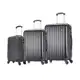 Conjunto malas de viagem Londres P, M e G Swiss Move Preta em oferta