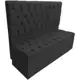 Cabeceira Mais Calçadeira Baú Casal 140cm Para Cama Box Suede Preto - Fábrica de Tudo em oferta