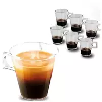 Imagem da promoção Jogo 6 Xícaras de Café Ideal Nespresso Vidro 80ml - Class Home