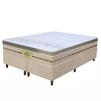 Imagem da promoção Cama Box Queen Gazin Bipartida de Mola Ensacada - 59cm de Altura New Rubi