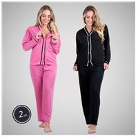 Imagem da promoção Kit 2 Conjuntos Pijama Longo Botão