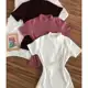 Kit com 3 Blusas Canelada Gola Alta com manga em oferta