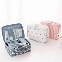 Bolsa De Cosméticos À Prova D'água Portátil Multifuncional Para Viagem Moda em oferta na Shopee