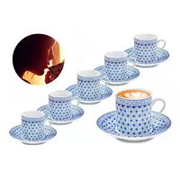 Imagem da promoção Xicaras De Café Conjunto De Procelana Kit 12 Peças - Haüskraft