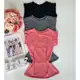 Kit 3 Blusas feminina canelada com babado Blusinha em oferta