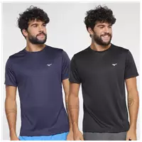 Imagem da promoção Kit Camiseta Mizuno Energy Masculina - 2 Peças