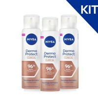 Imagem da promoção Kit NIVEA Desodorante Feminino Derma Protect 150ml - 3 Unidades