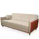 Sofá Cama Sérvia 2,00m Bege Linho Rustico - King House em oferta