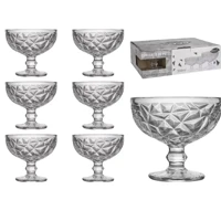 Imagem da promoção Kit Taça de Sobremesa Vidro Transparente Estrela 335ml 6pcs - Eco's