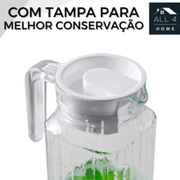 Imagem da promoção Kit 2 Jarras De Vidro Suiça 1 Litro