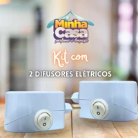 Imagem da promoção Kit 2 Difusor Elétrico De Ambiente Bivolt 30ml Maior Poder de Exalação