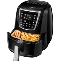 Imagem da promoção Fritadeira Sem Óleo Air Fryer Digital 4L, Mondial, Preto, 1500W, 220V - AFN-40-DI