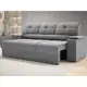 Sofá com Porta Copos Retrátil e Reclinável Tom 2,05m Velosuede - NETSOFAS em oferta