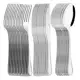 Jogo de Talhares Garfo Colher Faca Mesa 36 Peças Kit Buffet Restaurante Faqueiro Premium Aço Inox em oferta