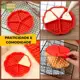 Forma De Waffle Silicone Panquecas Coração Antiaderente Multiuso Universal 17,5x1,5 cm em oferta