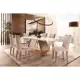 Conjunto Mesa de Jantar 6 Cadeiras Tampo MDF Retangular Rufato Alvorada Londrina em oferta