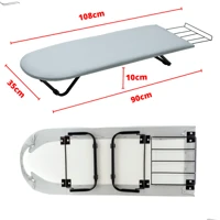 Imagem da promoção Mesa Tabua de Passar Roupa Portátil Pé Dobrável Cama Mesa Porta Ferro
