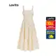 Lovito Vestido plissado drapeado floral casual Ditsy para mulheres em oferta