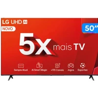 Imagem da promoção Smart TV 50" 4K LG Ultra HD 50UT8050 com Processador a5 Ger7 AI Alexa/Chromecast integrado Otimizado