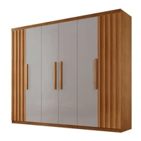 Imagem da promoção Guarda Roupa Casal Roma MDF 6 Portas e 2 Gavetas - Moderna