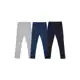 Kit Com 3 Calças Leggings Básicas Infantil Menina Hering Kids em oferta