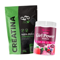 Imagem da promoção Kit Creatina 100% Pura Monohidratada 150g + Pré Treino Feminino Girl Power 300g