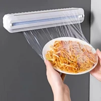 Imagem da promoção Cortador De Papel Filme Alumínio Dispenser Plástico Manteiga Embalador Para Cozinha Com Basa Magnéti