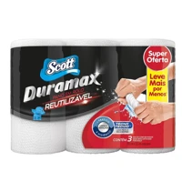 Imagem da promoção Pano Reutilizável Scott Duramax Kit 3 Unidade Branco